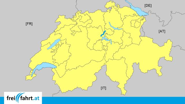 A14 Autobahn Schweiz: Streckenverlauf © echonet.at / rv